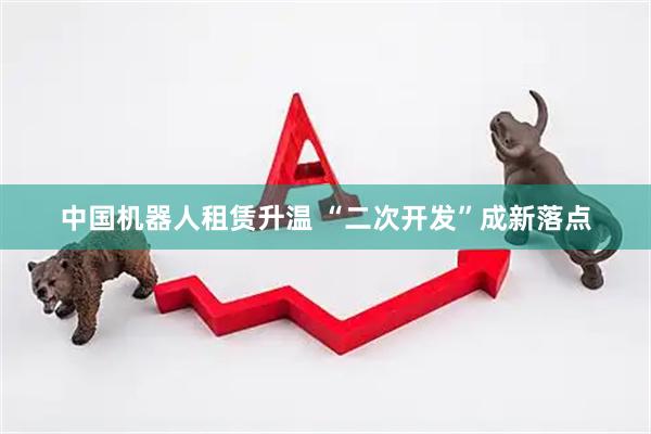 中国机器人租赁升温 “二次开发”成新落点